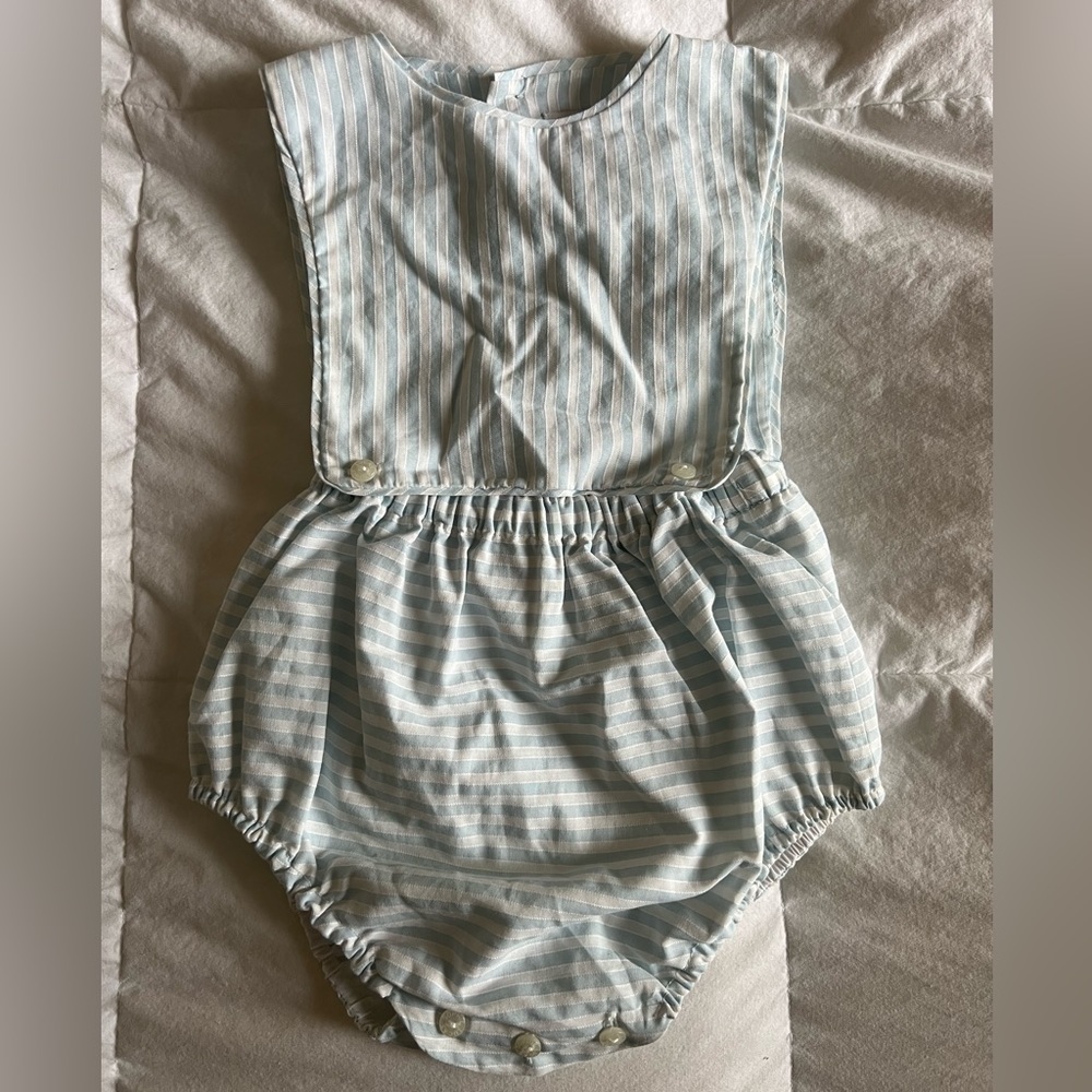 Sophie and Lucas Blue and White baby boy bubble